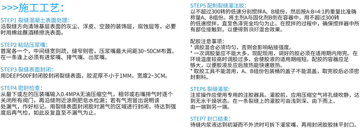 裂縫修補(bǔ)膠工藝 裂縫修補(bǔ)膠工藝